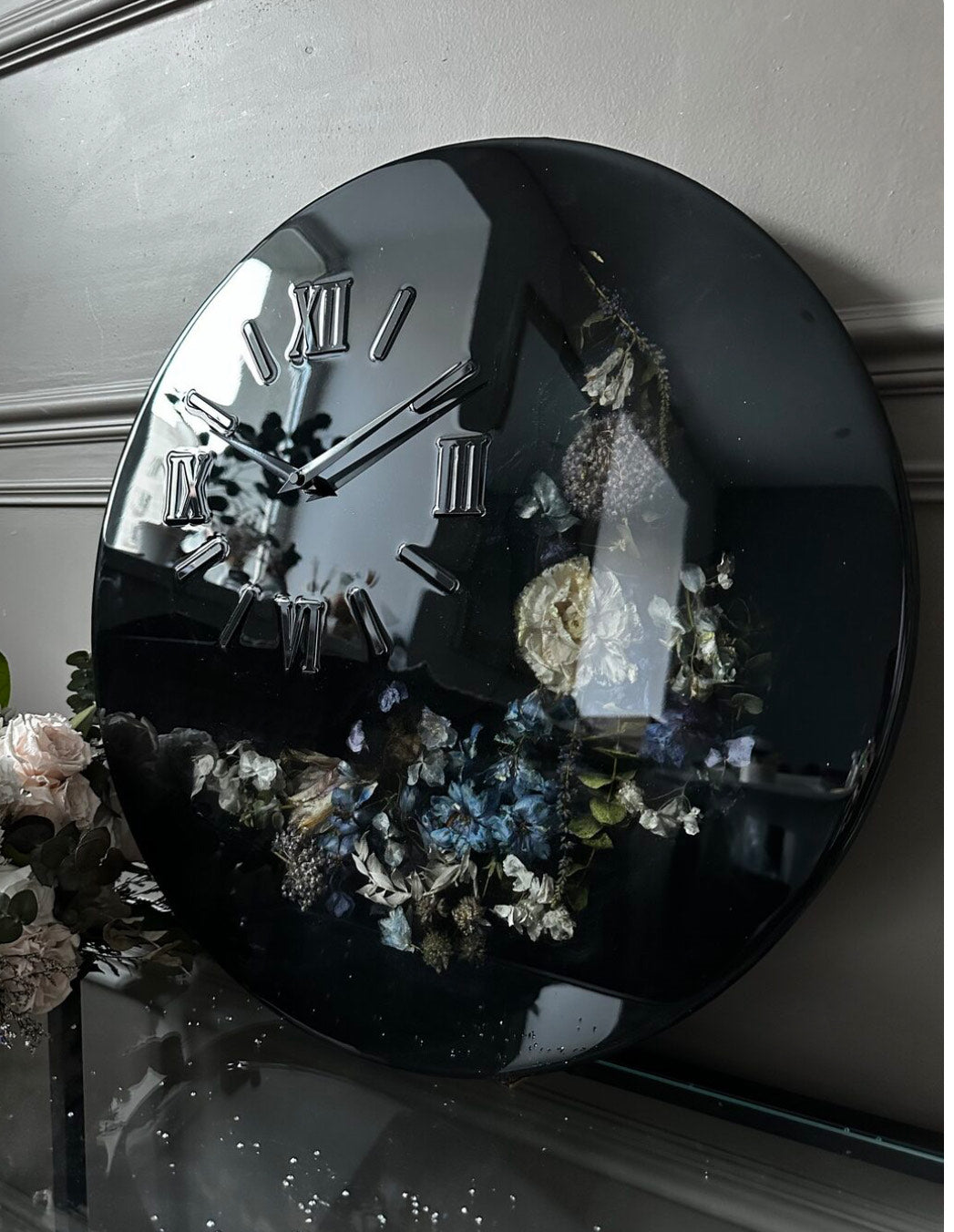 Creating a Black Resin Flower Watch